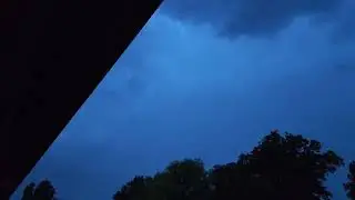 A few minutes of the thunderstorm hitting Wichita, Kansas, on June 15, 2023