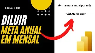 Power BI  - Como Diluir a Meta Anual em Mensal