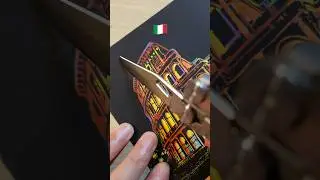 🇮🇹Colosseum Scratch Reveal: What’s Hidden?👀 #painting #diy #italy