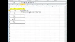 00163 - How To Use The ISEVEN And ISODD Function To Check If The Number Is Even Or ODD Using Microso