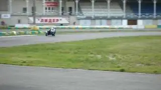 Yamaha Jog on Track