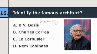 Most Important Questions for B.Arch. Entrance Examinations | B.Arch. Aptitude Questions | NATA 2023