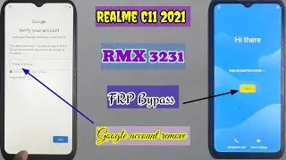 Realme C11 2021 frp bypass | RMX3231 Google account remove | gmail remove | in easy method!!!