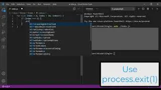 Node.js - Exit Application
