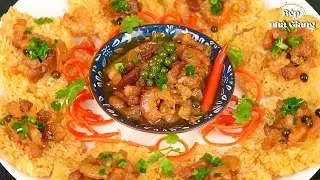 2 món ăn vặt làm cực dễ tại nhà. CƠM CHÁY KHO QUẸT, NEM CHUA RÁN