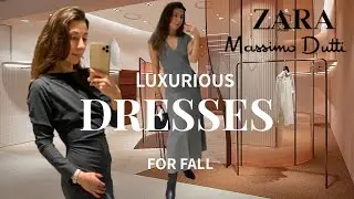 Luxurious Knit and Sweater Dresses for fall| Massimo Dutti & Zara Try On|