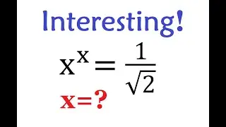 Full Picture of Solutions to the Exponential Equation x^x=a