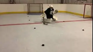 Goalie Training xSynthetic Ice #4 | xHockeyProducts