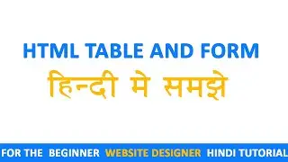 HTML Tutorial: Forms & Input Tags | Web Development Tutorials #8
