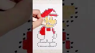 Hand Drawn Pixel Art - Drawing MARIO! 