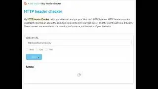 HTTP header checker - Free SEO tool