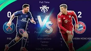 PSG vs fc bayern munich।। efootball pes 2022 ।। efootball pes gameplay