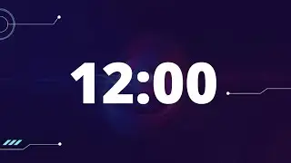 12 Minute Timer | Set 12 Minute Countdown Timer #12minutetimer #timerclock