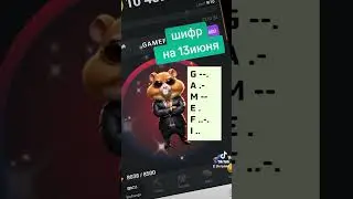 шифр хомяк 13 июня 