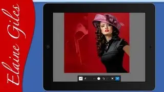 Adobe Photoshop Touch Tutorial - Scribble Select Tool