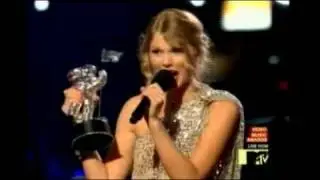 Actual Footage! Kanye West Taylor Swift 2009 VMA's