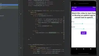 Text-to-Speech Android App Tutorial! 📱🔊 #appdevelopment #androidstudio #androidtutorialforbeginners