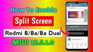 🥰How To Enable Split Screen In Redmi 8/8a/8a Dual | Split Screen Enable Kaise Kare | 