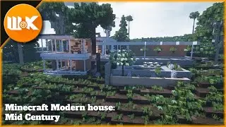 Minecraft Mid Century Modern House