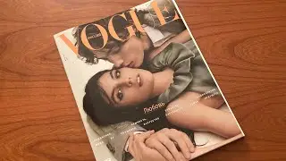 Асмр листание журнала VOGUE