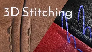 3D Naht / Stitching Animation mit Cinema 4D und Octane Render