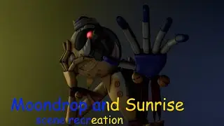 [SFM/FNAF:SB] Sunrise and Moondrop scene recreation