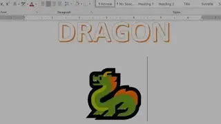 Ms Word.... Dragon 🐲