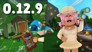 NEW BLOXBURG CAMPING UPDATE!! (FIREFLIES, BUG COLLECTING AND MORE)