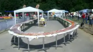 ***NEW*** La Terrazza Weltrekord u. Europarekord Pizza... Worlds Largest Longest Pizza
