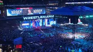 That moment during Wrestlemania 40 when The Rock and John Cena locked eyes… 👀