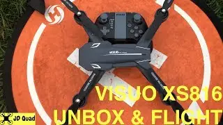 Visuo XS816 Battleshark Unboxing & Flight Test Video