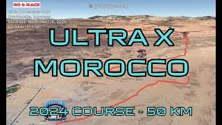 Ultra X Morocco 2024: fly over the 50 km course! Video of the race path.