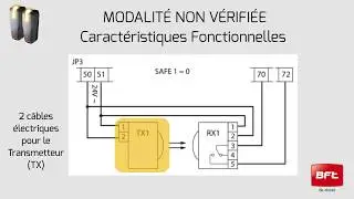 Bft Photocellules | Modalité Vérifiée et Non Vérifiée (FR)