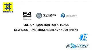 Energy reduction for AI loads: New solutions from ANDREAS and AI-SPRINT