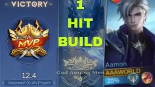 AMMON ONE HIT  DAMAGE BUILD 2024 || AMMON BEST BUILD 2024 