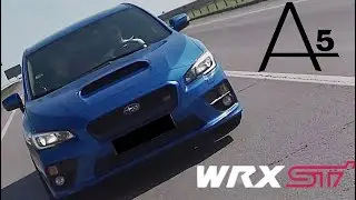 Subaru WRX STI - шалена синя комета!!!