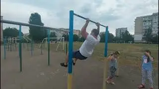 Пробуем делать выход на турнике