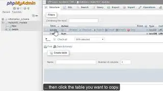 How to Copy Database Tables with phpMyAdmin | VeeroTech Hosting