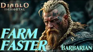 Fastest Farming Build in Diablo Immortal! Barbarian! #diablo #diabloimmortal #blizzardentertainment