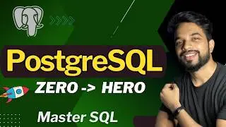 Master POSTGRESQL in ONE VIDEO: Beginner to Advanced Course For Beginners in Hindi | MPrashant
