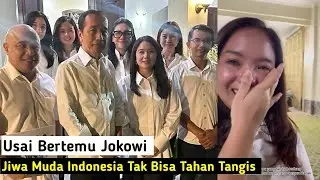 Tangis Pecah Jiwa Muda Indonesia, Usai Bertemu JOKOWI