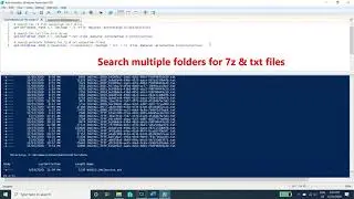 How to search files based on file extension using PowerShell