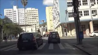 Dirigindo no centro de Florianópolis - Driving Brazil, downtown Florianópolis #11