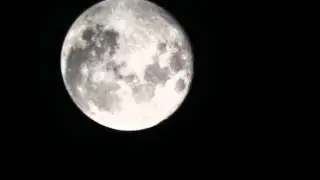 The full moon up close