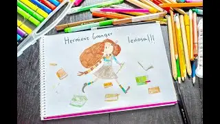 Harry Potter secret episode fun!!! Drawing Hermione Granger art #harrypotter#hermione#hogwarts