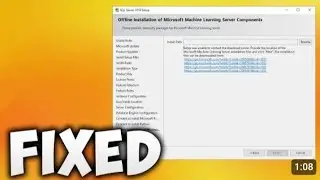 How to Fix Offline Installation of Microsoft Machine Learning Server Components Install Path Error