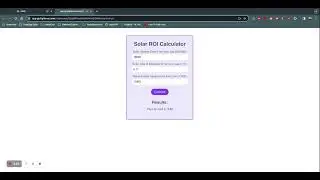 Adding a Solar Calculator To Your Website