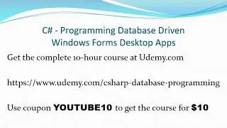C# Books Database Search Project Part 4 - Finishing Creating Buttons Programmatically
