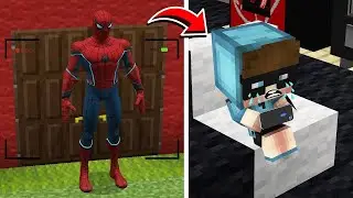SPİDERMANİ KAMERADA YAKALADIM ! 😱 -Minecraft