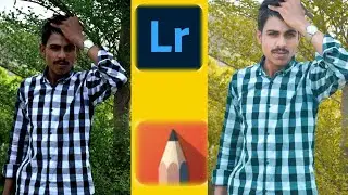 ||Lightroom And Sketchbook Photo Editing | Tutorial In Moblie|  Its Hasnain